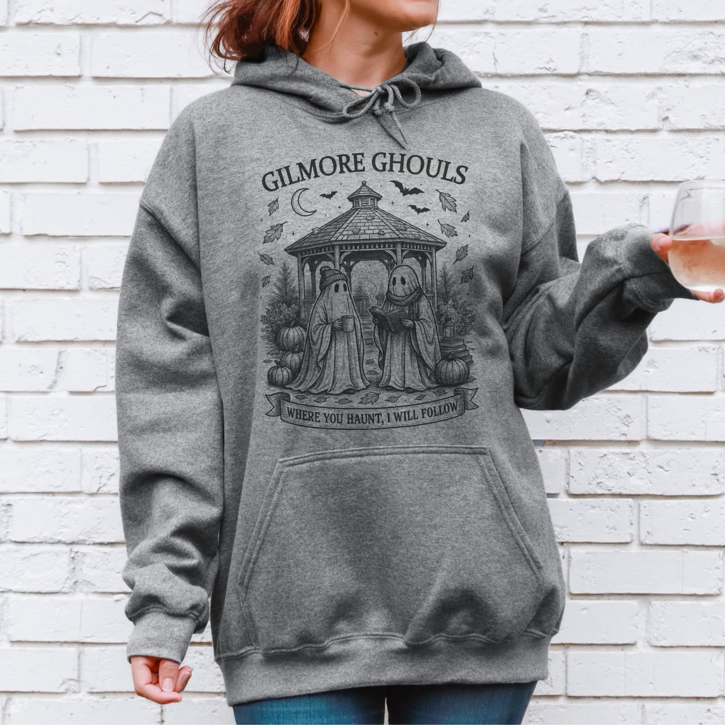 Gilmore Ghouls Hoodie – Gildan 50/50 | Cozy Halloween Spirit Wear
