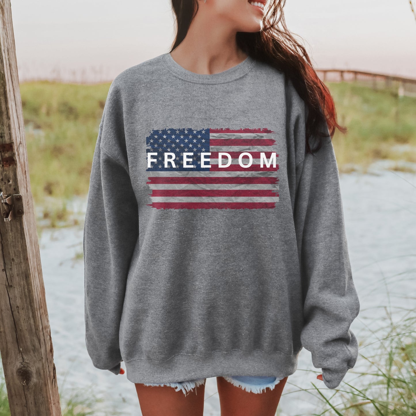 Freedom Sweatshirt – Stand Strong: Charlie Kirk Collection