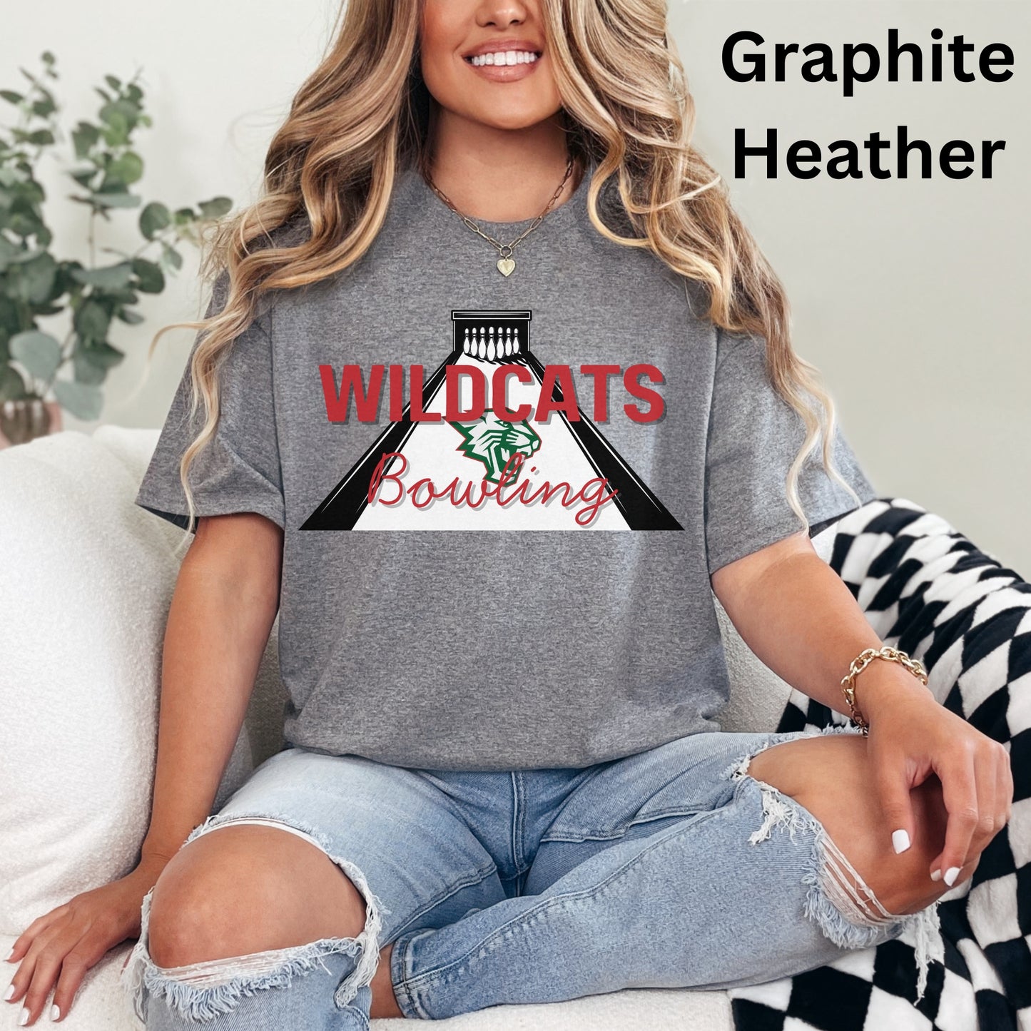 Salem Wildcats Bowling Tee | Alley Lane Team Spirit Shirt