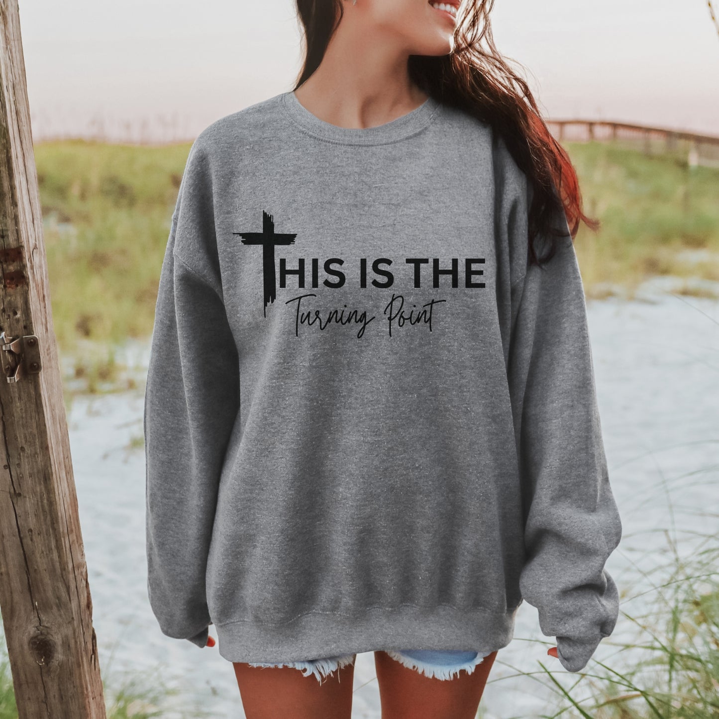 Turning Point Sweatshirt – Stand Strong: Charlie Kirk Collection