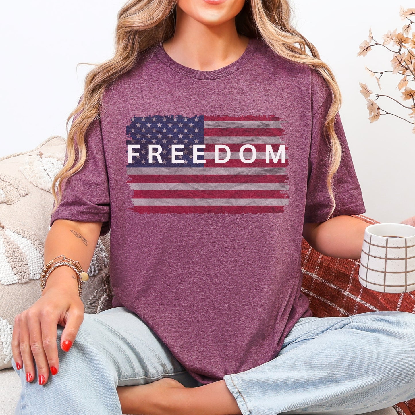 Freedom Tee – Stand Strong: Charlie Kirk Collection