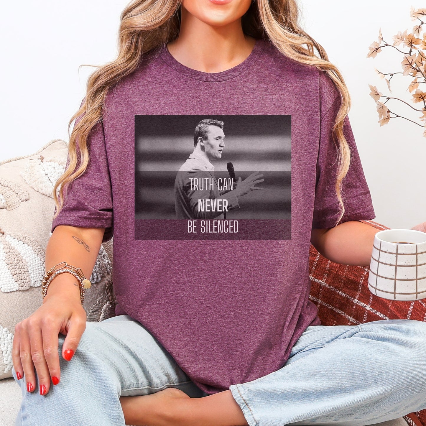 Truth Tee – Stand Strong: Charlie Kirk Collection