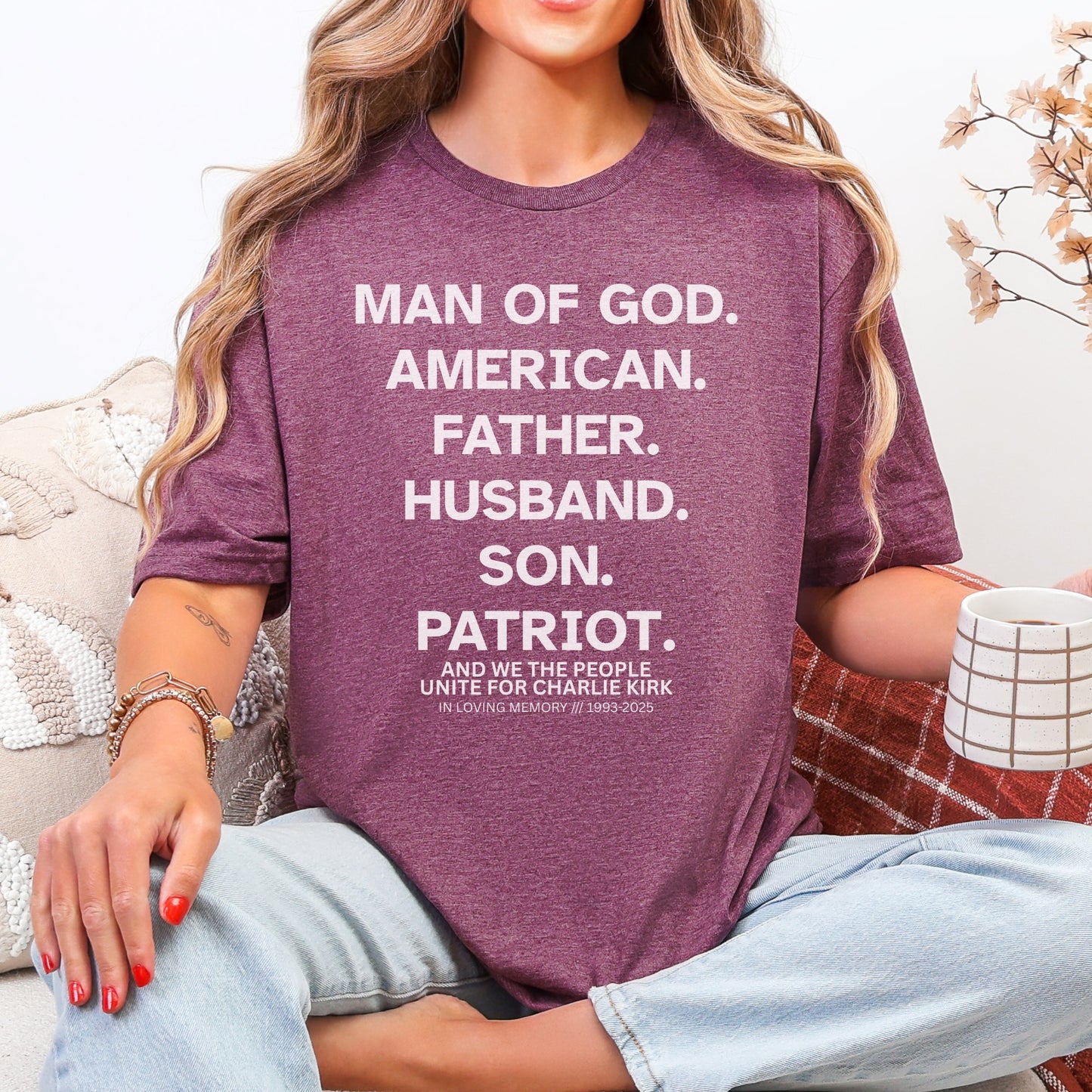 Legacy Tee – Stand Strong: Charlie Kirk Collection