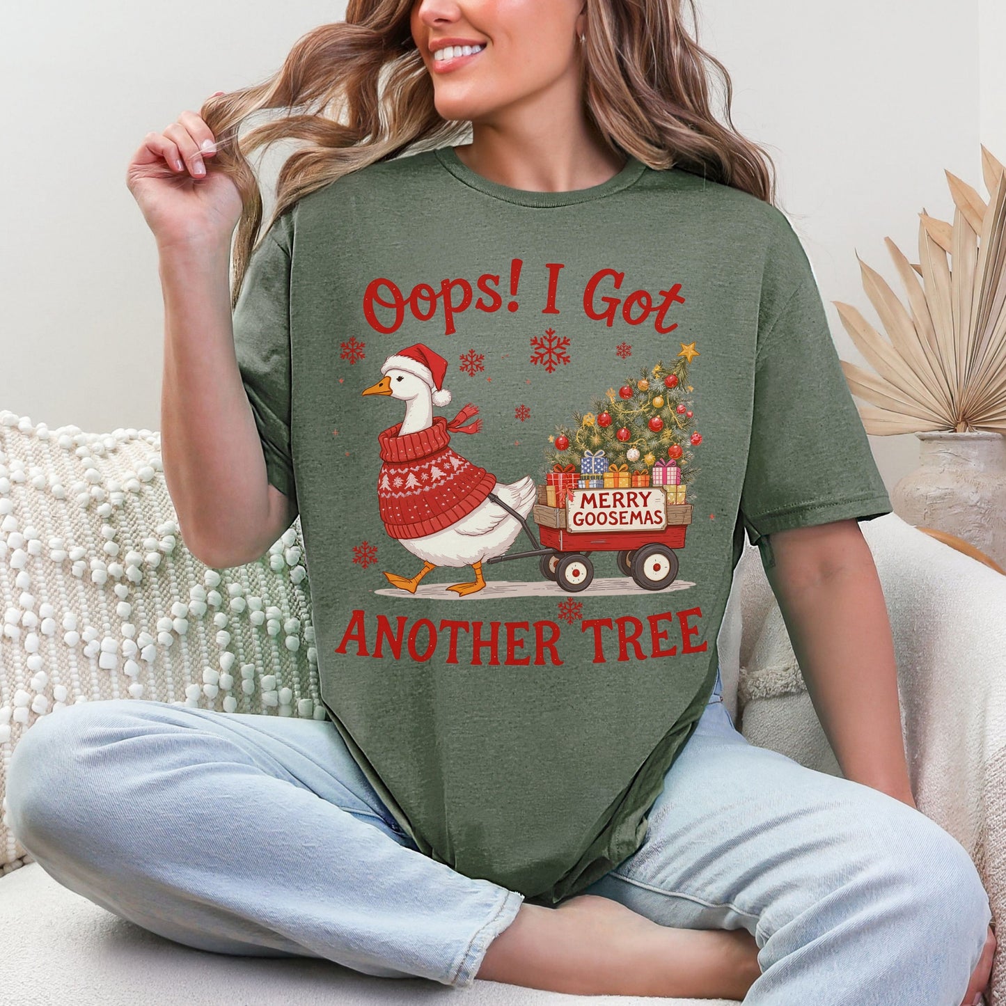 “Oops! I Got Another Tree” Merry Goosemas Tee