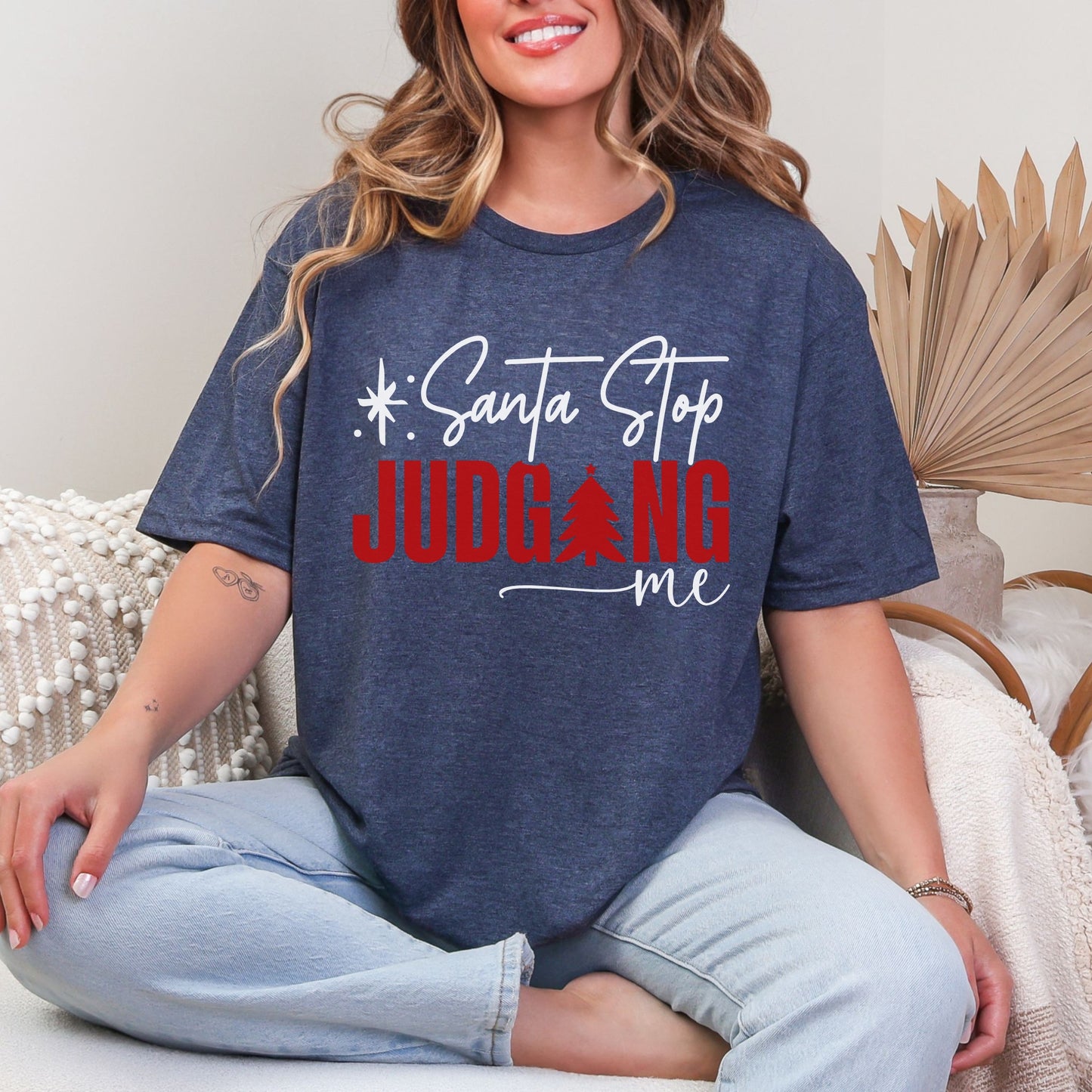 “Santa, Stop Judging Me” Christmas Tee