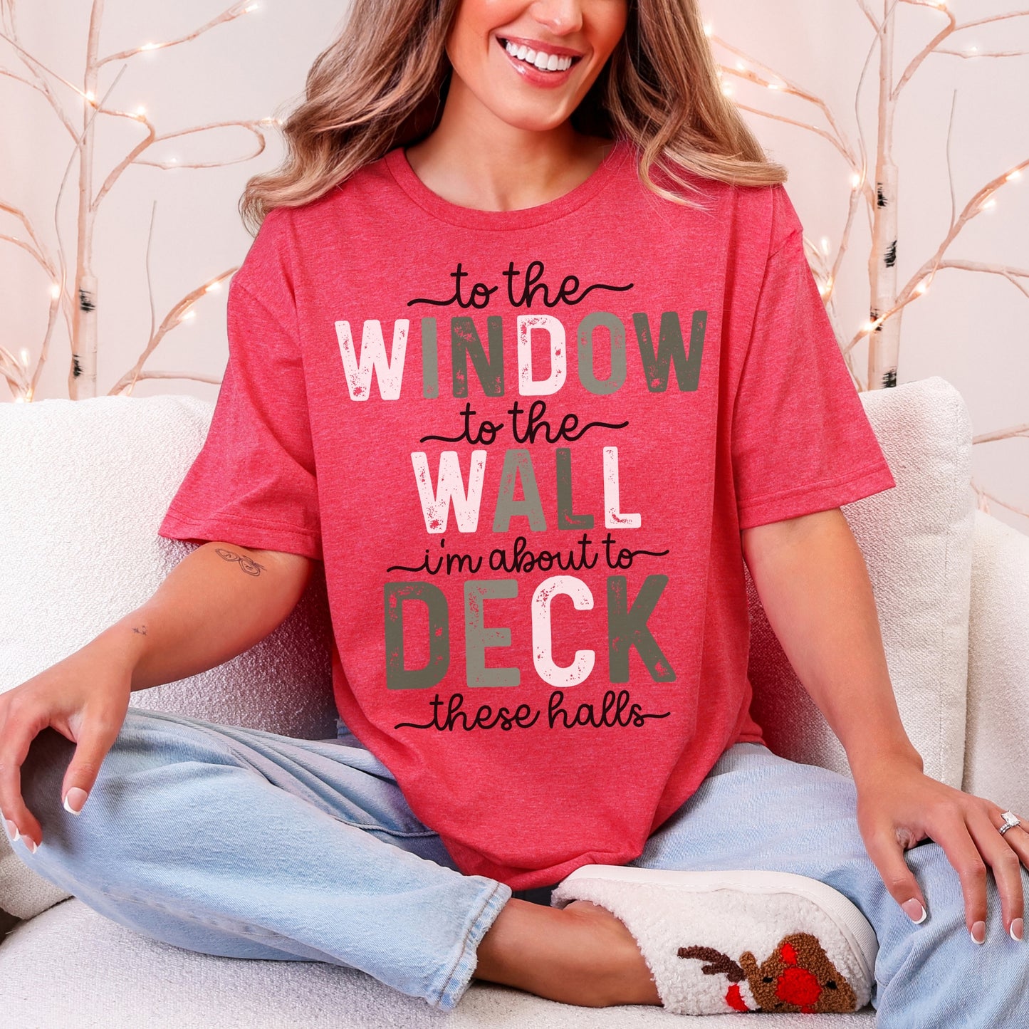 “Deck These Halls” Christmas Tee