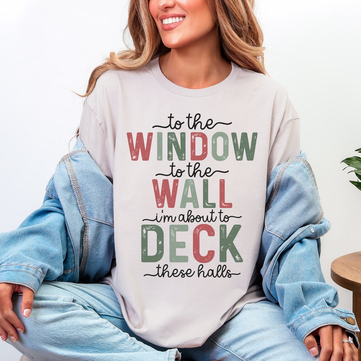 “Deck These Halls” Christmas Tee