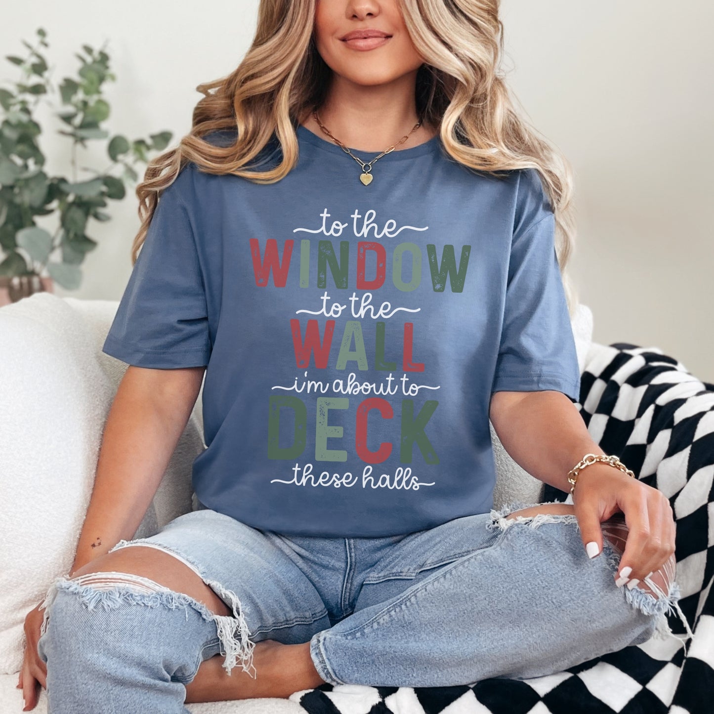 “Deck These Halls” Christmas Tee