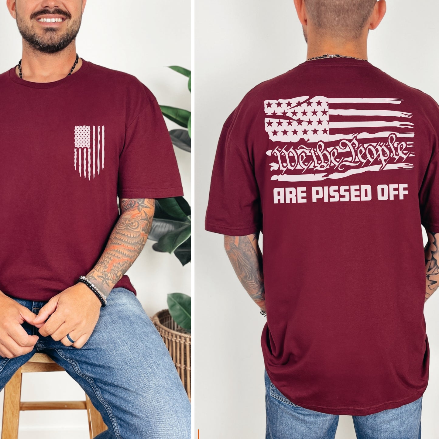 “We the People Are Pissed Off” American Flag T-Shirt | Patriot Collection