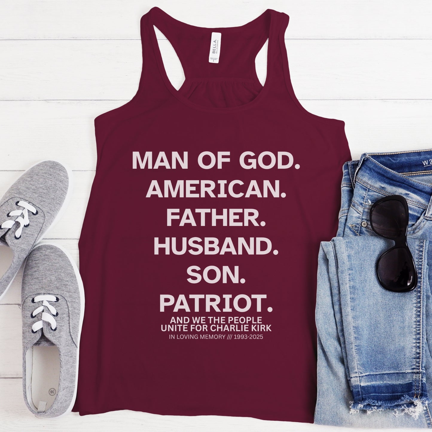 Legacy Tank – Stand Strong: Charlie Kirk Collection