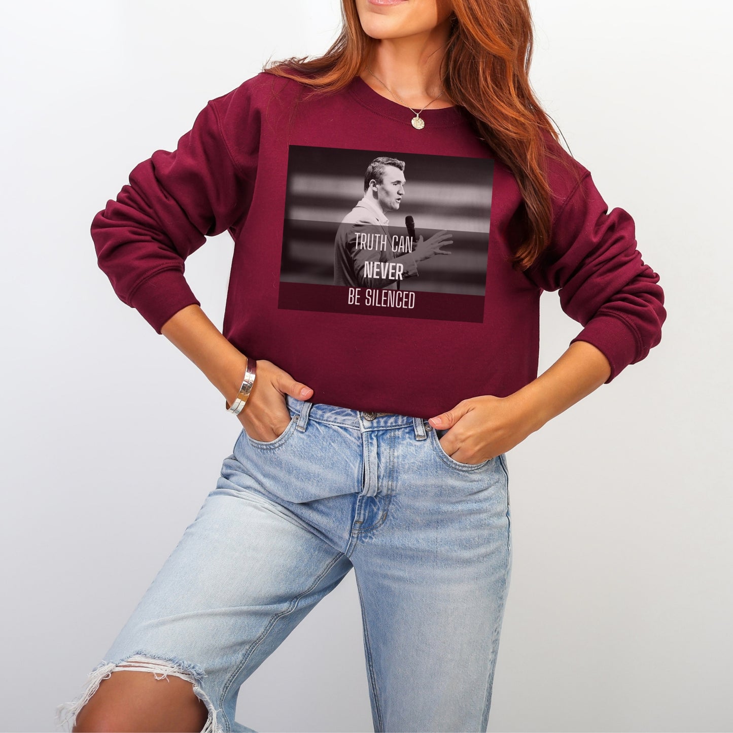 Truth Sweatshirt – Stand Strong: Charlie Kirk Collection