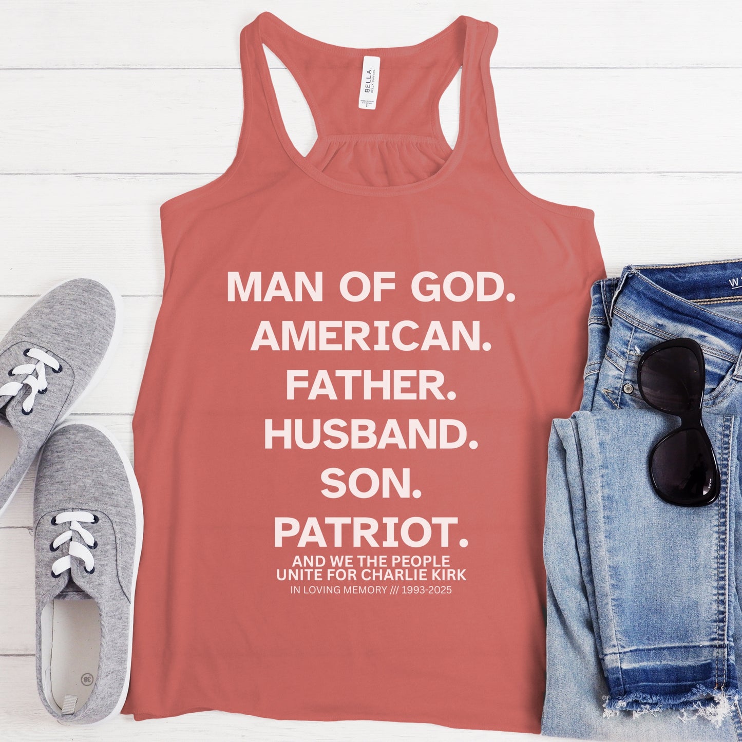 Legacy Tank – Stand Strong: Charlie Kirk Collection