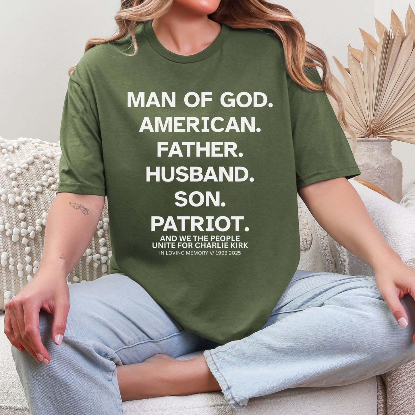 Legacy Tee – Stand Strong: Charlie Kirk Collection