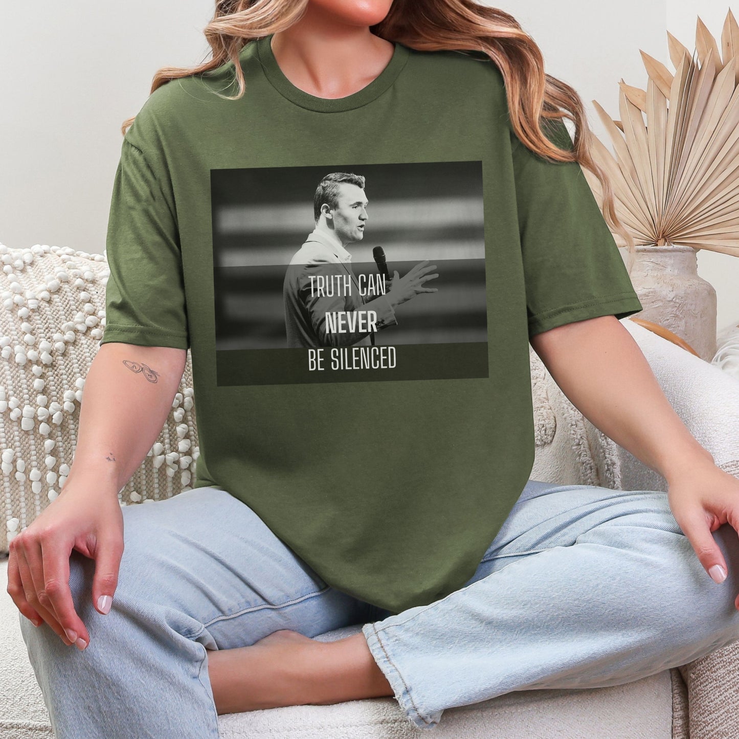 Truth Tee – Stand Strong: Charlie Kirk Collection