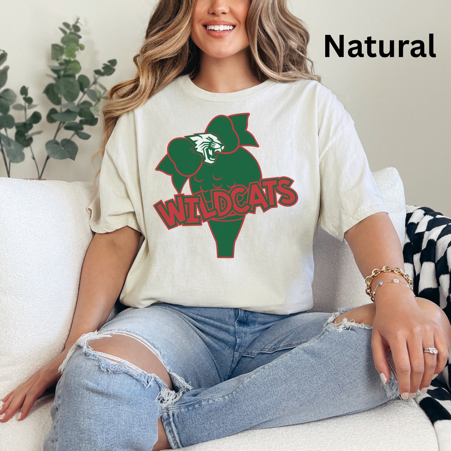 Salem Wildcats Golf Tee | Bow & Golf Club Team Spirit Shirt