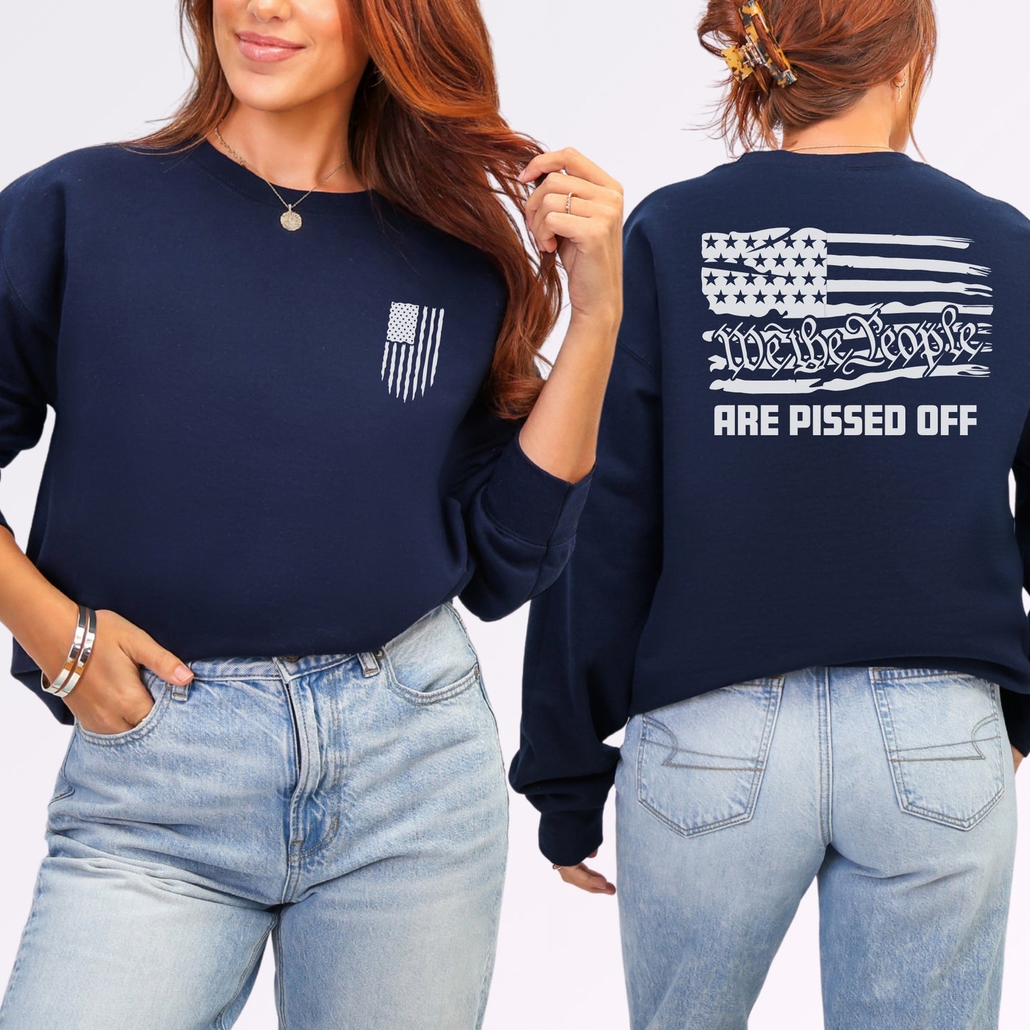 “We the People Are Pissed Off” Crewneck Sweatshirt | Patriot Collection