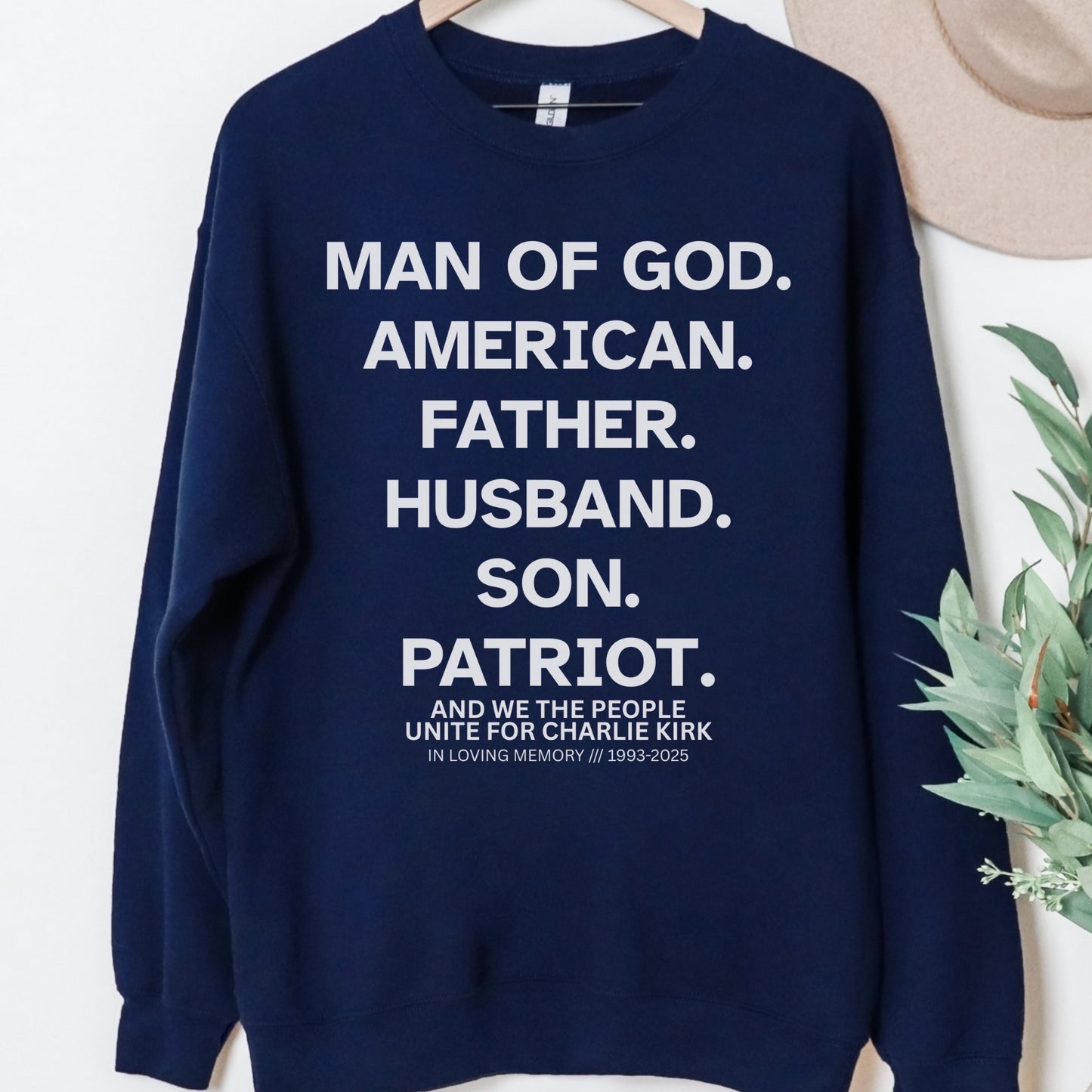 Legacy Sweatshirt – Stand Strong: Charlie Kirk Collection