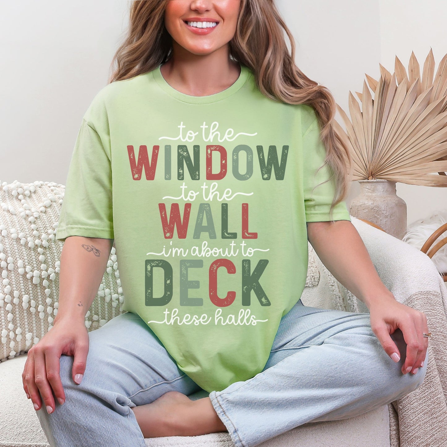 “Deck These Halls” Christmas Tee