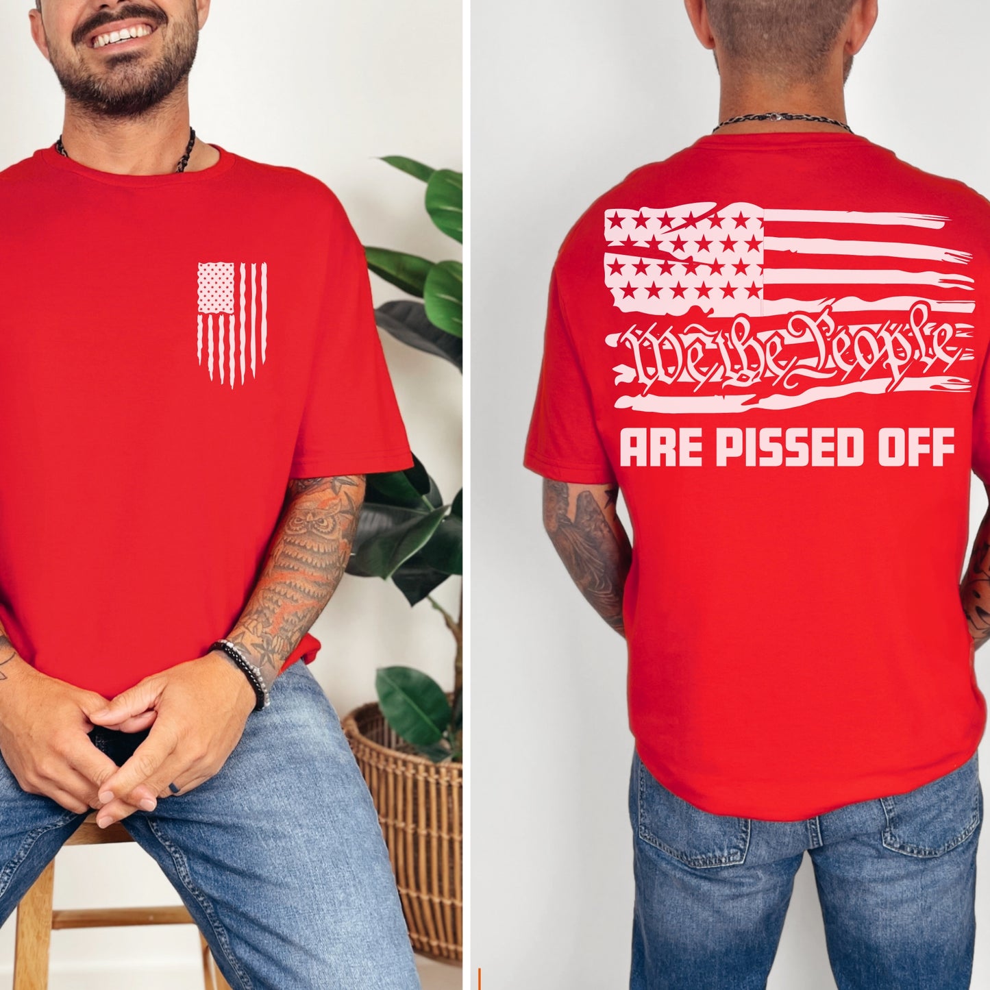 “We the People Are Pissed Off” American Flag T-Shirt | Patriot Collection