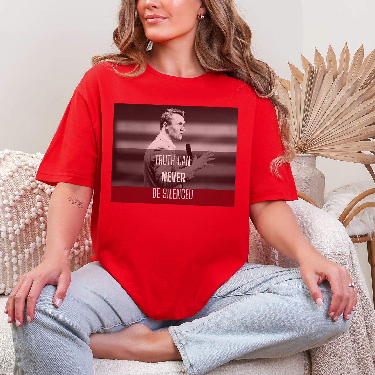 Truth Tee – Stand Strong: Charlie Kirk Collection