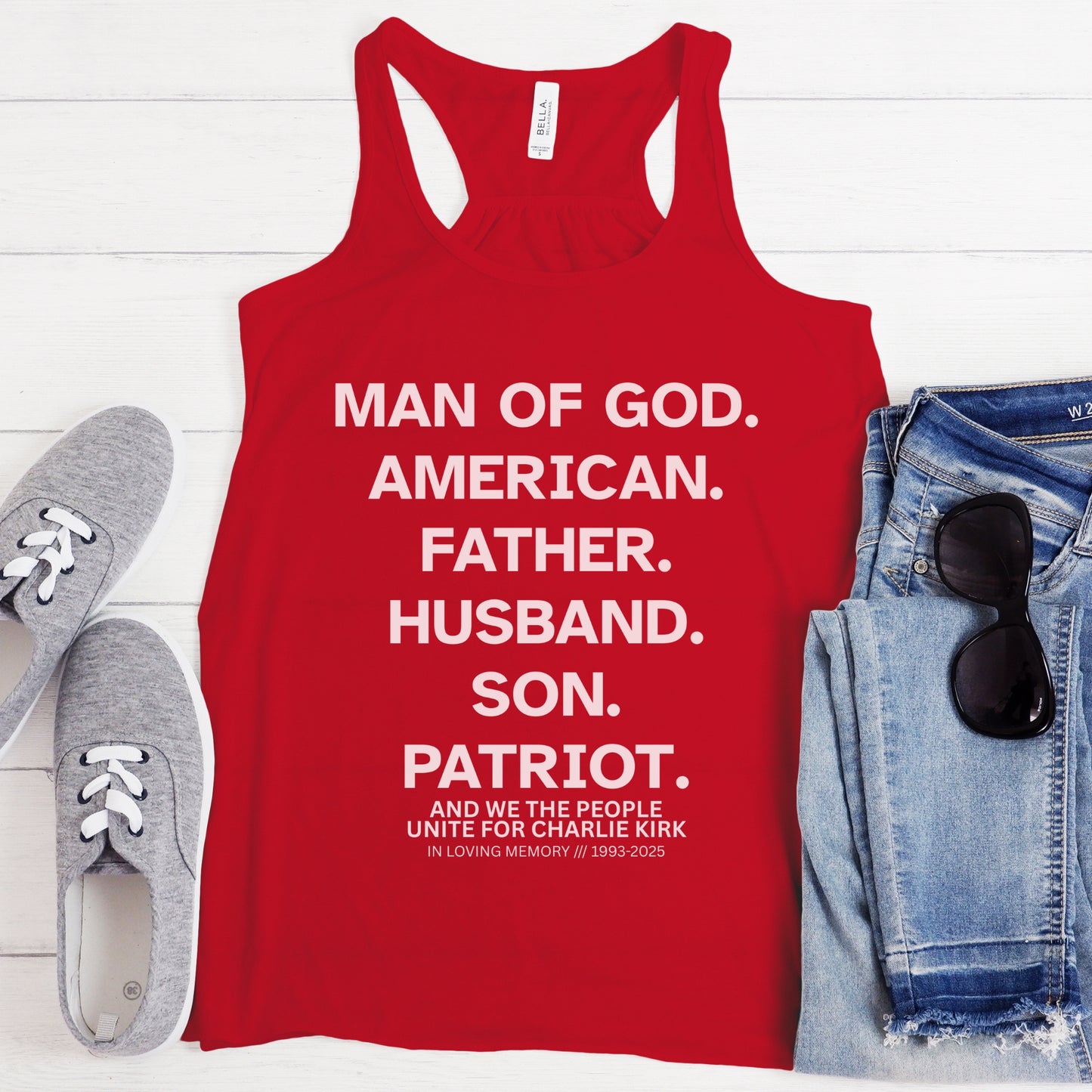 Legacy Tank – Stand Strong: Charlie Kirk Collection