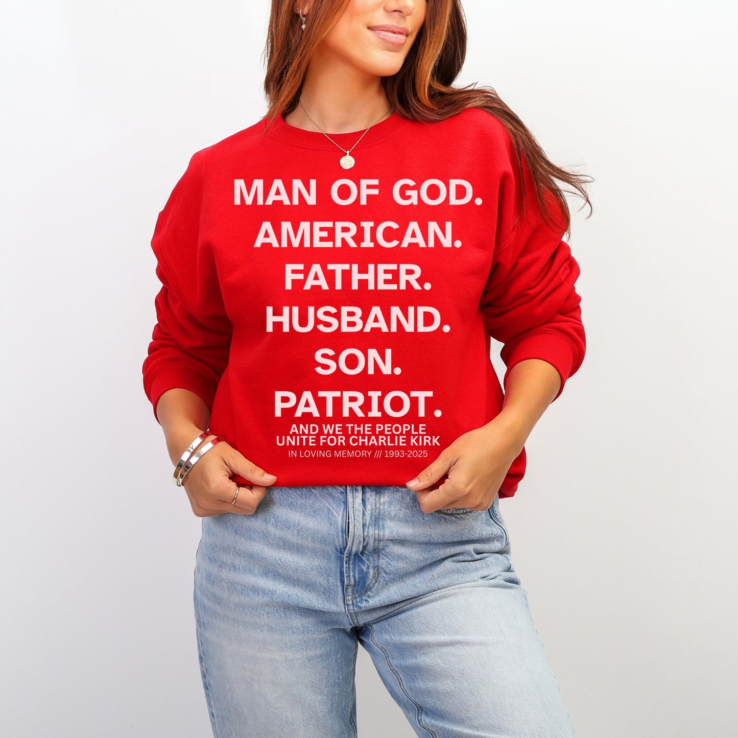 Legacy Sweatshirt – Stand Strong: Charlie Kirk Collection