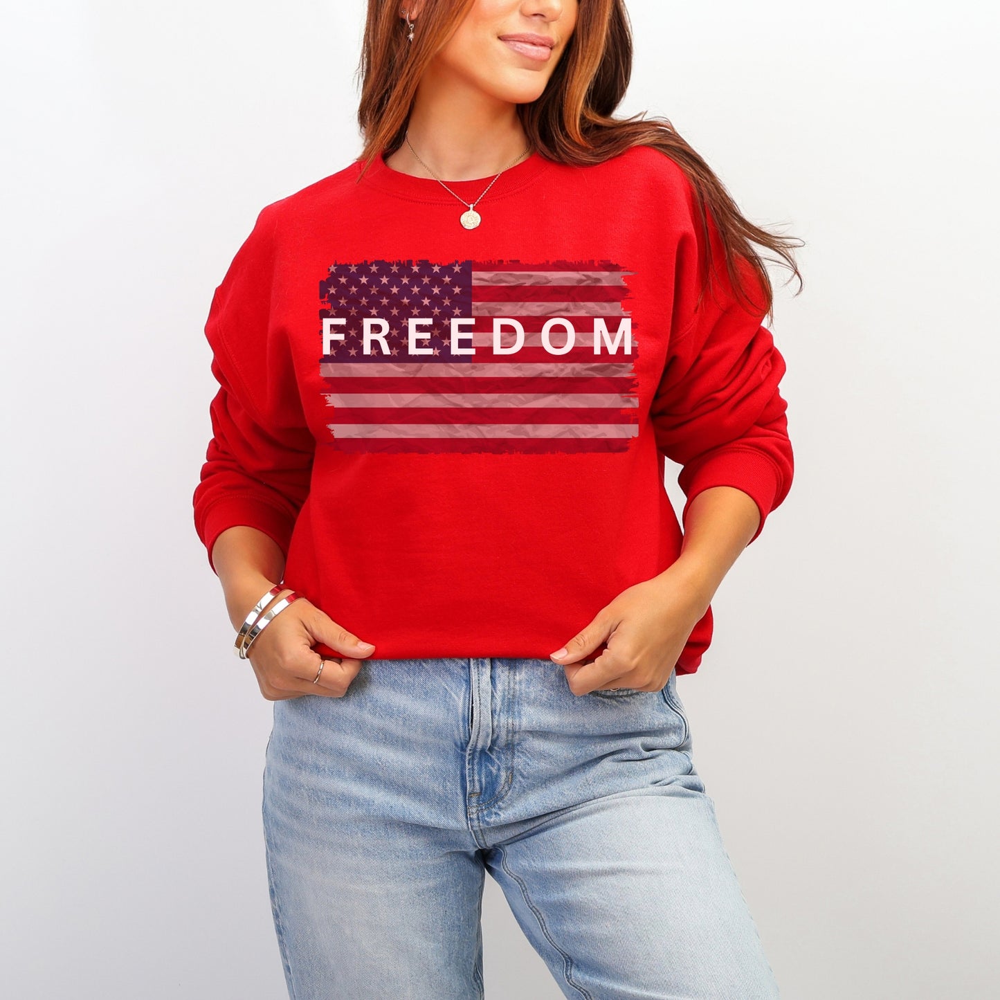 Freedom Sweatshirt – Stand Strong: Charlie Kirk Collection