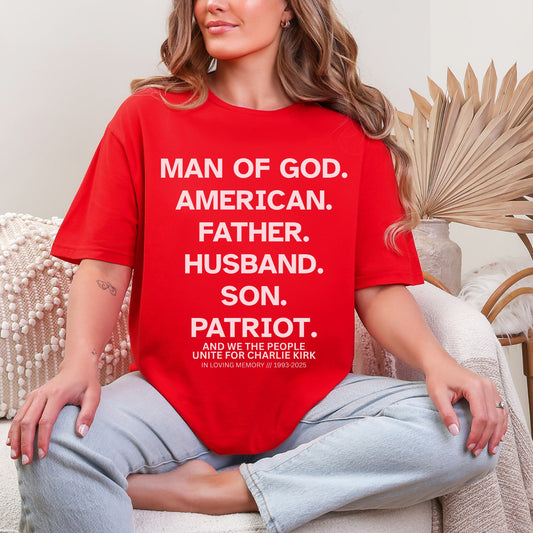 Legacy Tee – Stand Strong: Charlie Kirk Collection
