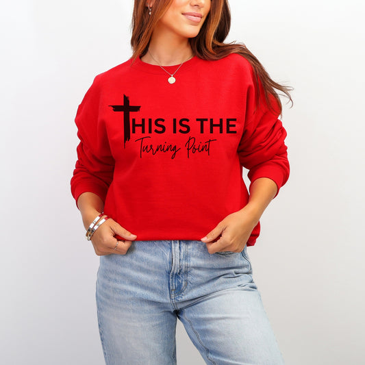 Turning Point Sweatshirt – Stand Strong: Charlie Kirk Collection