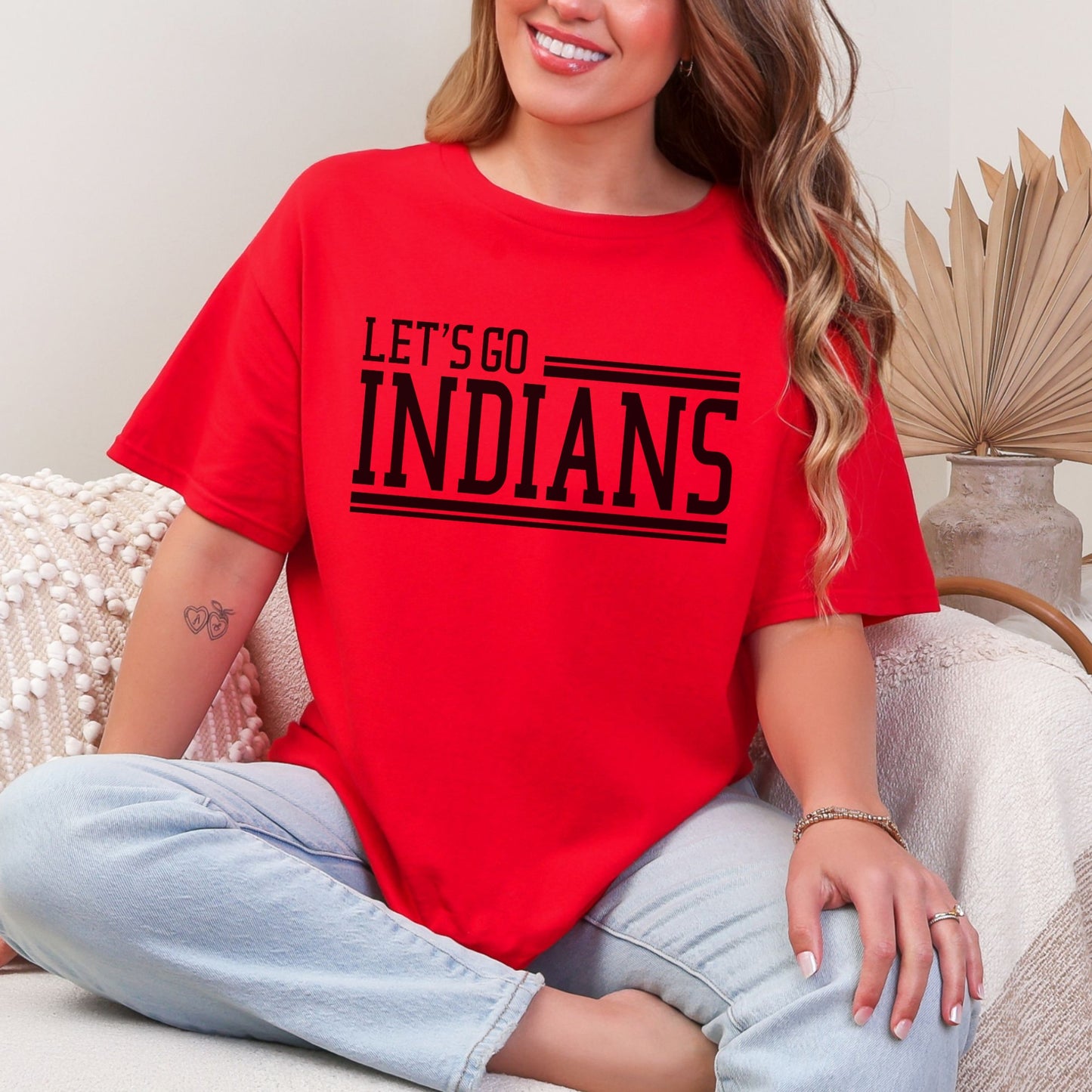 Du Quoin Indians Tee | Let’s Go Indians Tee