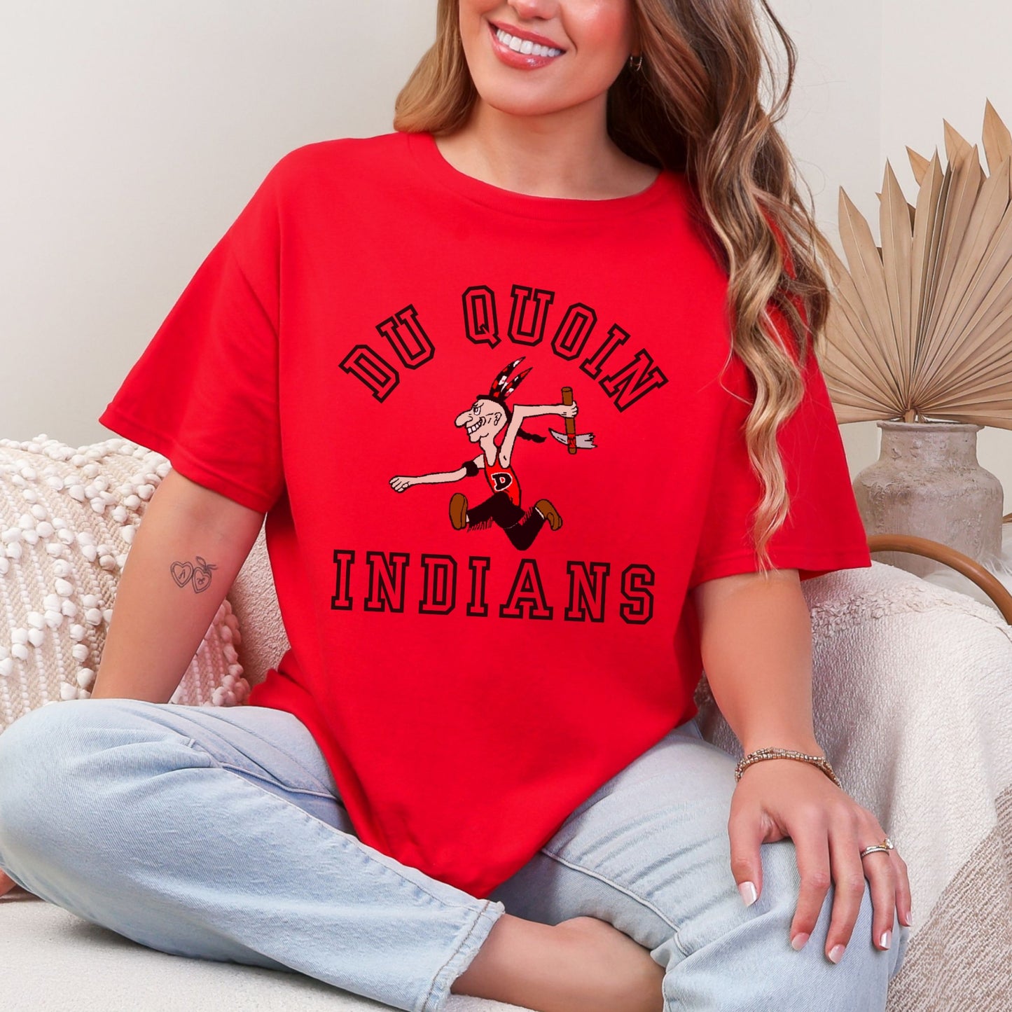 Du Quoin Indians Tee | Classic Local Team Spirit Shirt