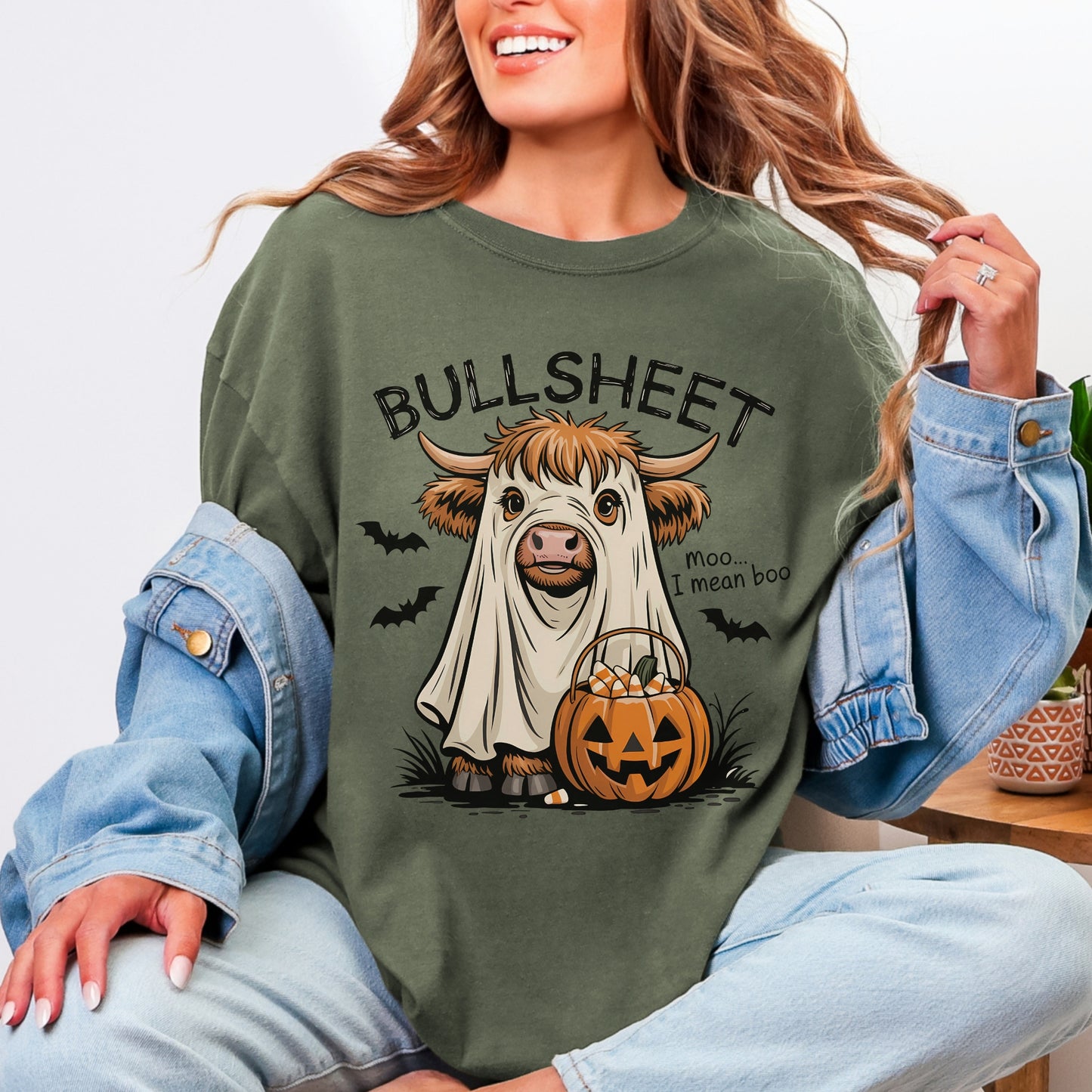Bullsheet Comfort Colors® Tee – Funny Halloween Unisex Graphic T-Shirt