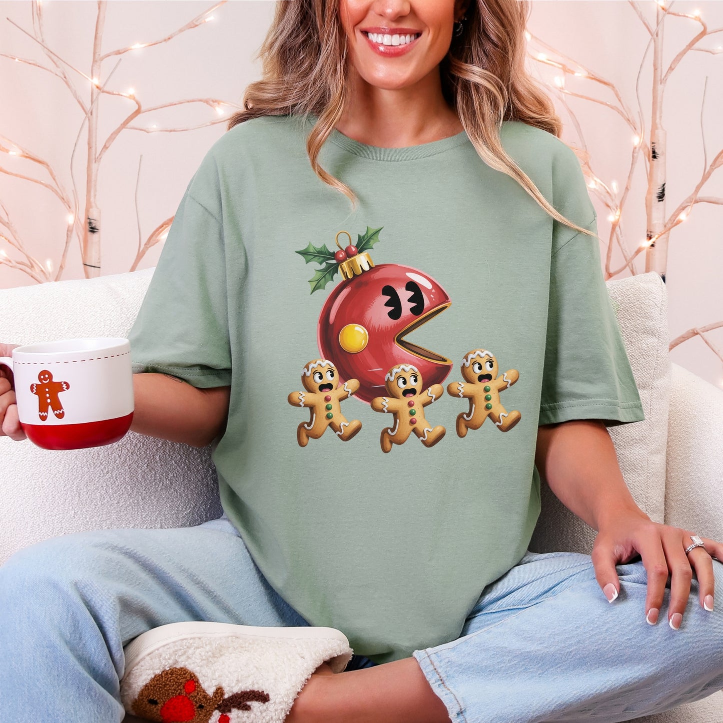 Gingerbread Chase Christmas Tee
