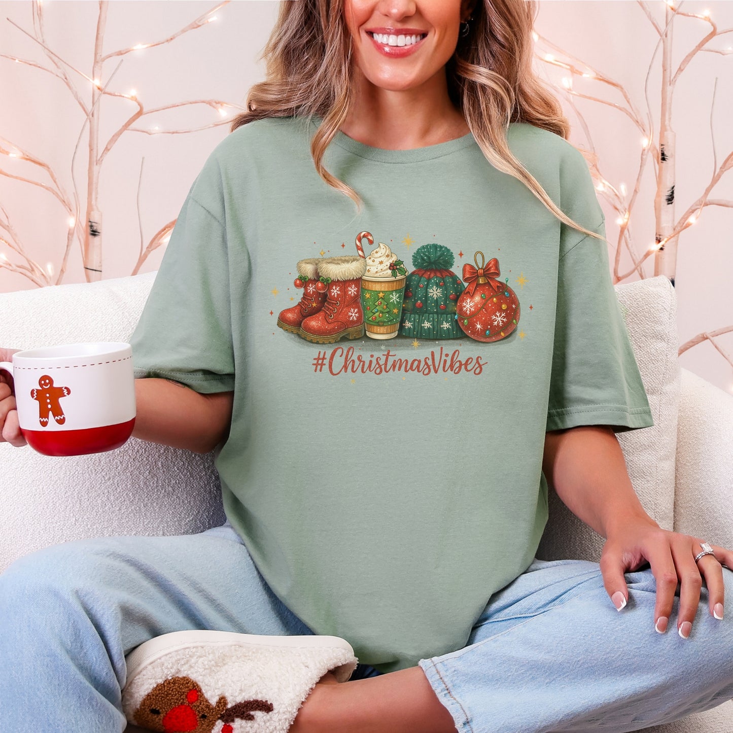 #ChristmasVibes Tee