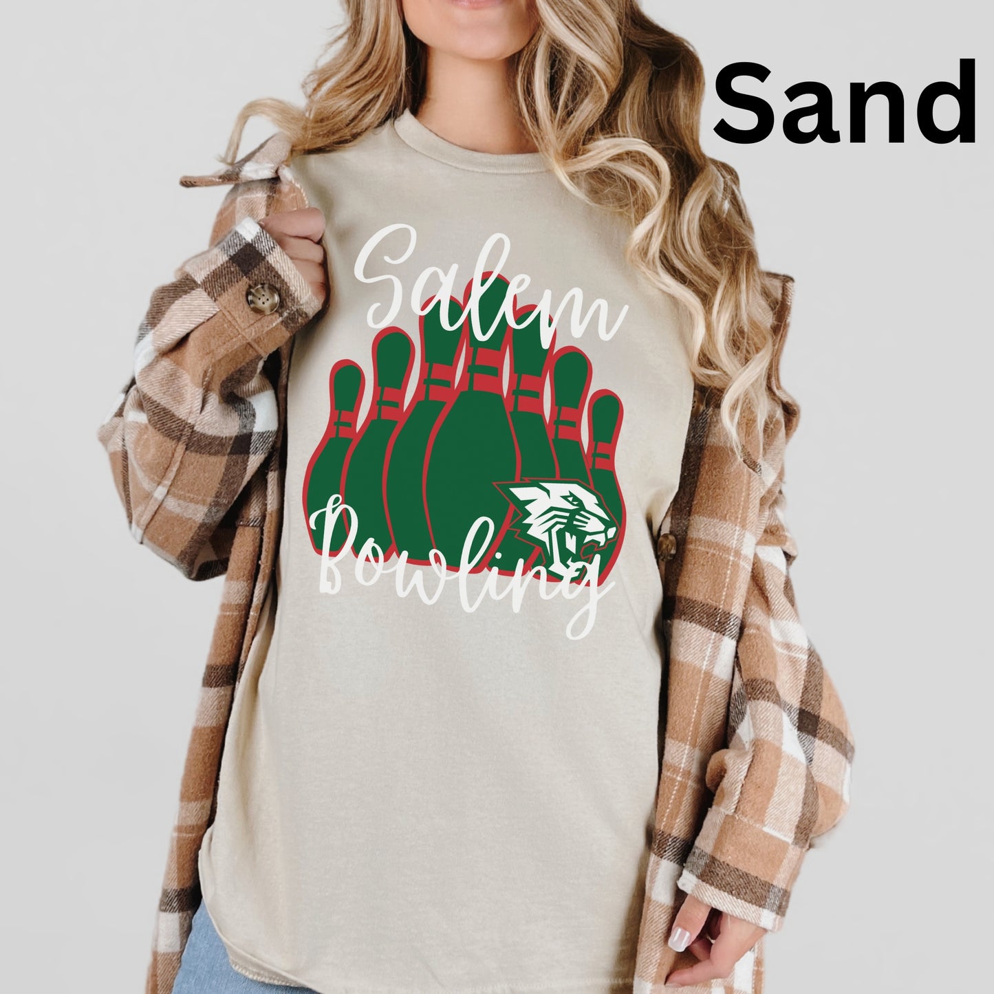 Salem Wildcats Bowling Tee | Classic Team Spirit T-Shirt for Fans & Players