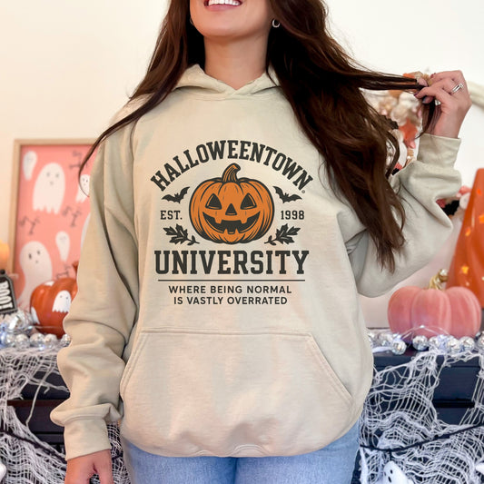 Halloweentown University Hoodie – Gildan Unisex Halloween Sweatshirt