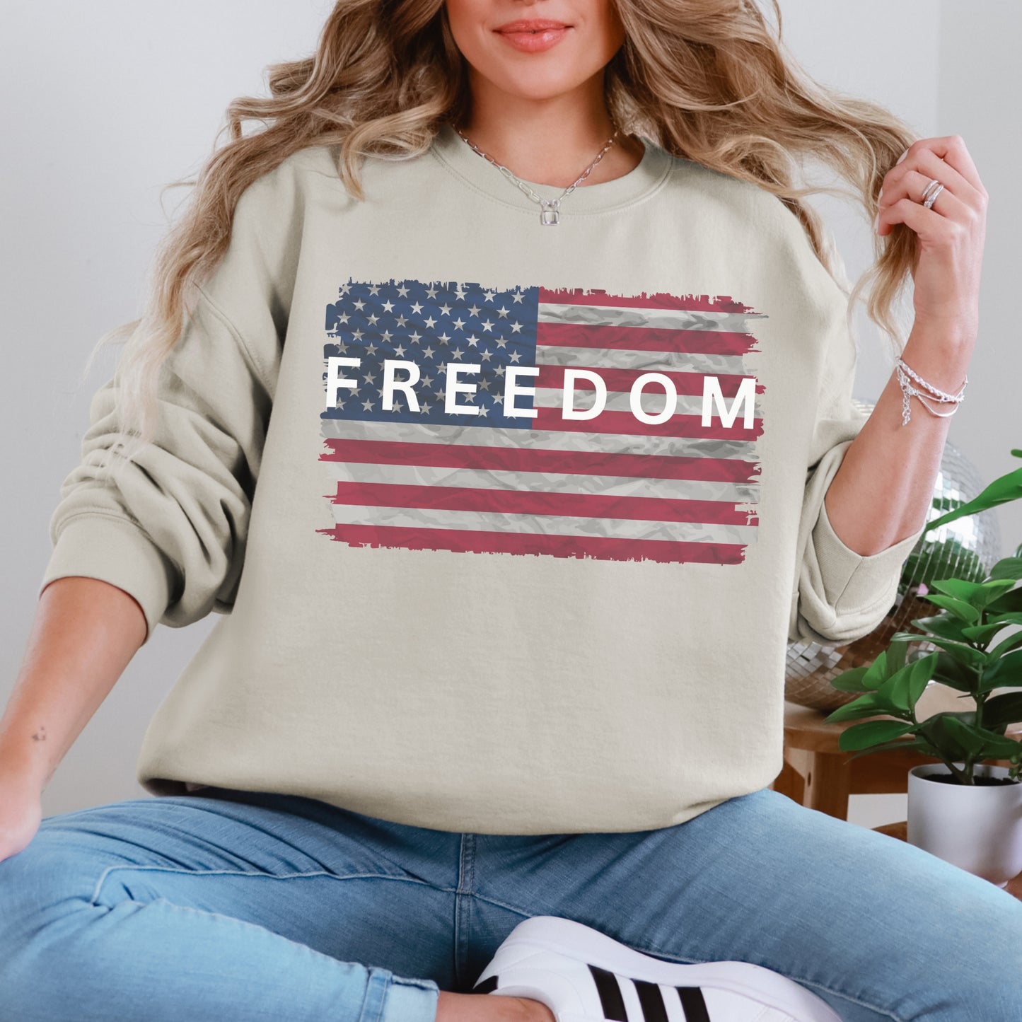 Freedom Sweatshirt – Stand Strong: Charlie Kirk Collection