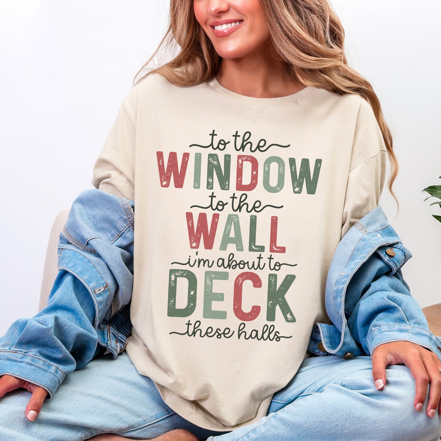 “Deck These Halls” Christmas Tee