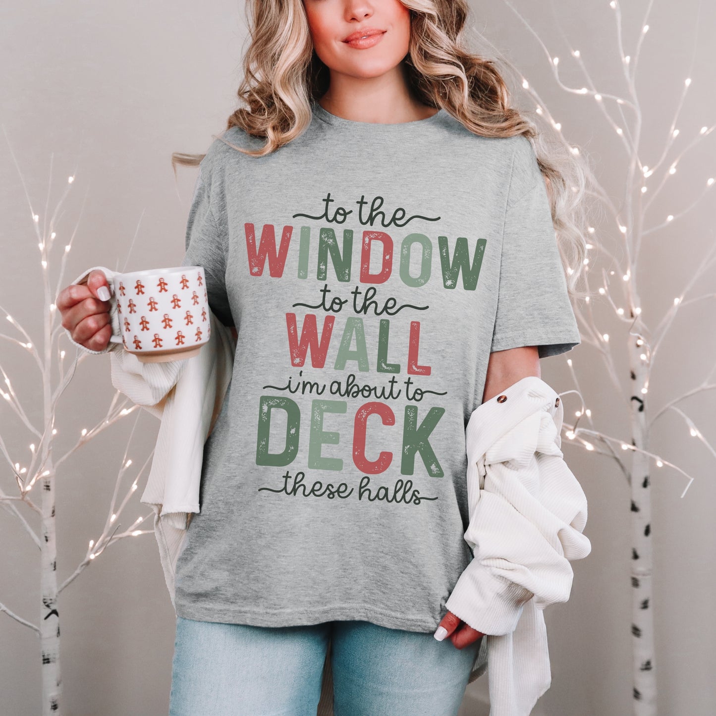 “Deck These Halls” Christmas Tee