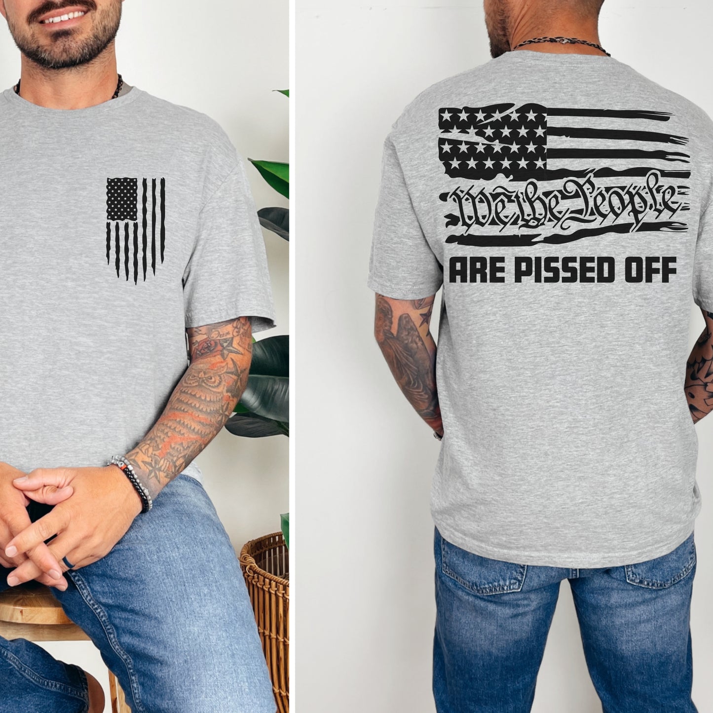 “We the People Are Pissed Off” American Flag T-Shirt | Patriot Collection