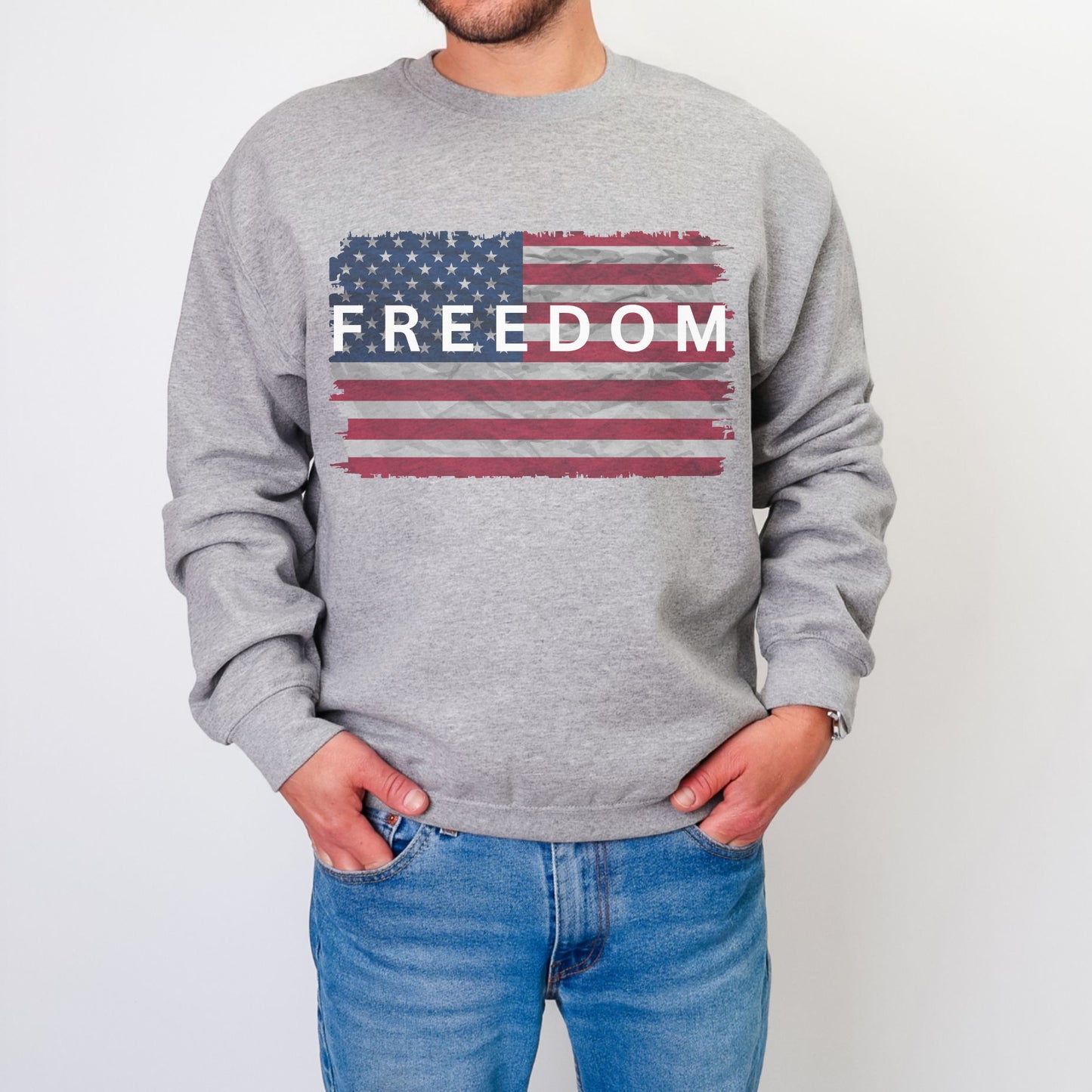 Freedom Sweatshirt – Stand Strong: Charlie Kirk Collection