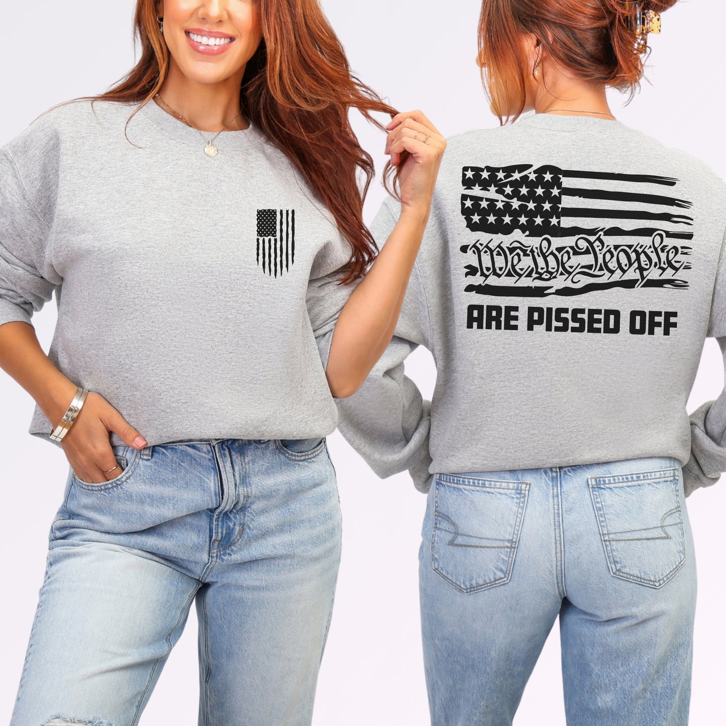 “We the People Are Pissed Off” Crewneck Sweatshirt | Patriot Collection