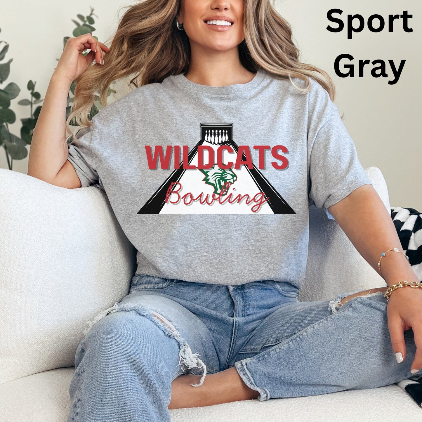 Salem Wildcats Bowling Tee | Alley Lane Team Spirit Shirt