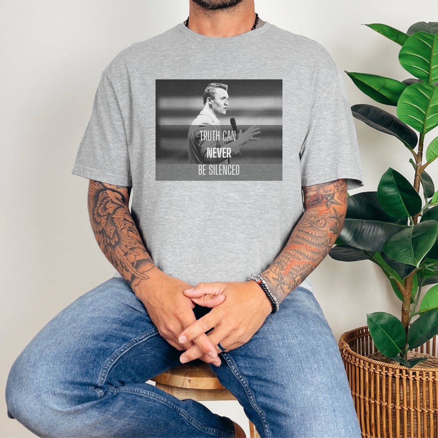 Truth Tee – Stand Strong: Charlie Kirk Collection