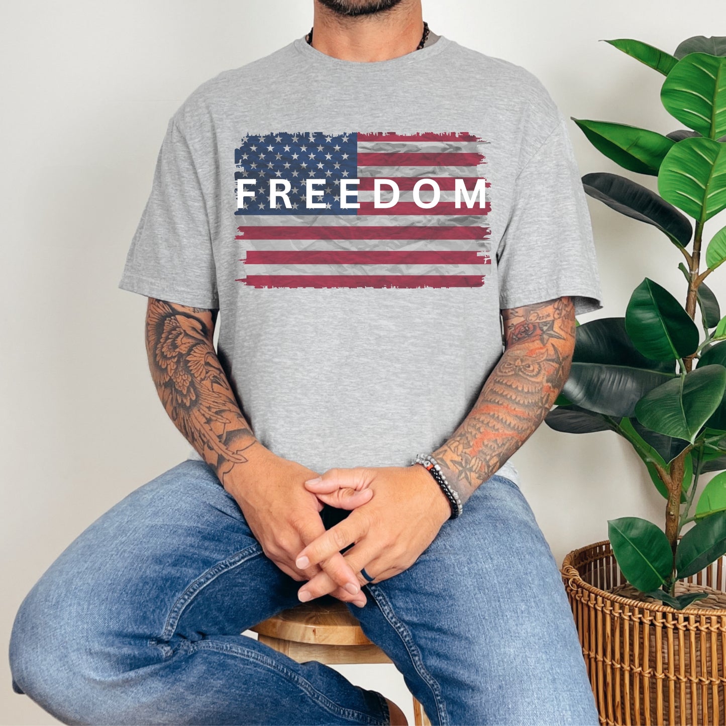 Freedom Tee – Stand Strong: Charlie Kirk Collection