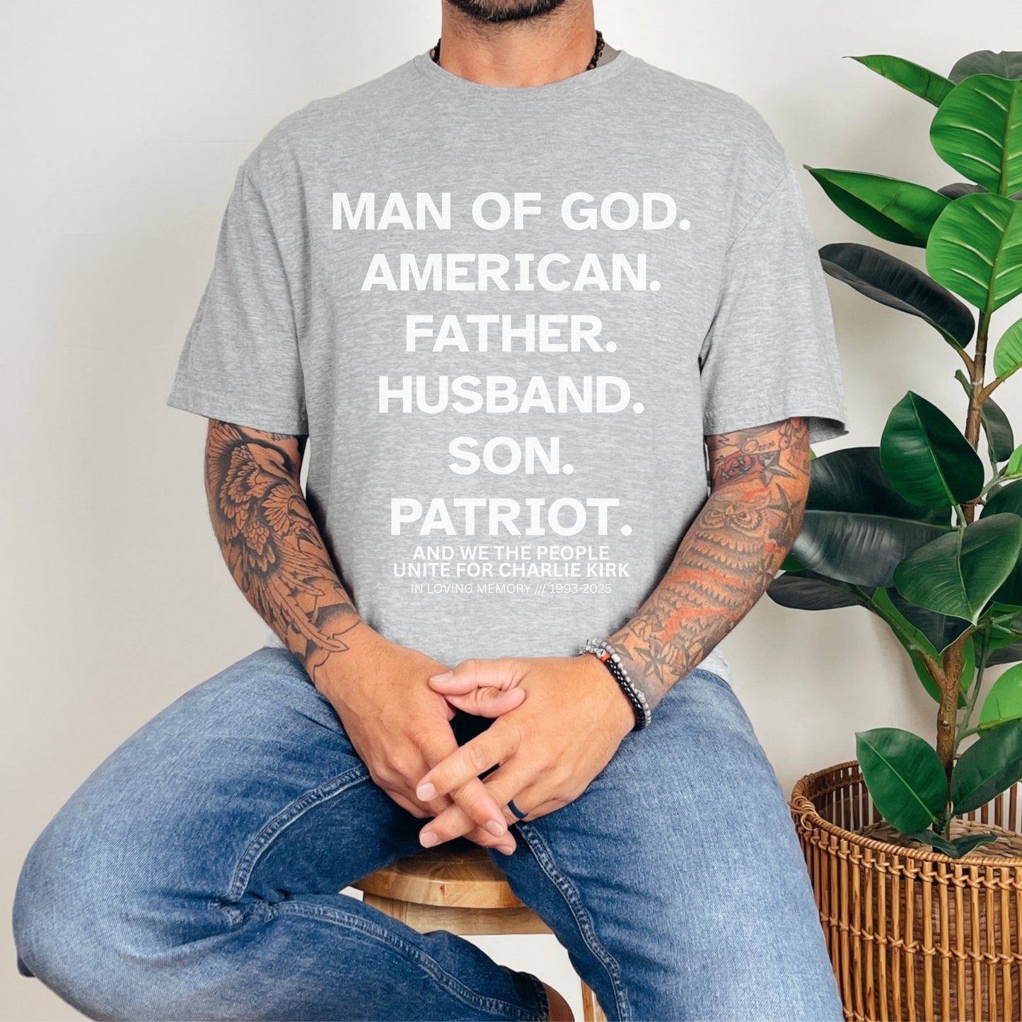 Legacy Tee – Stand Strong: Charlie Kirk Collection