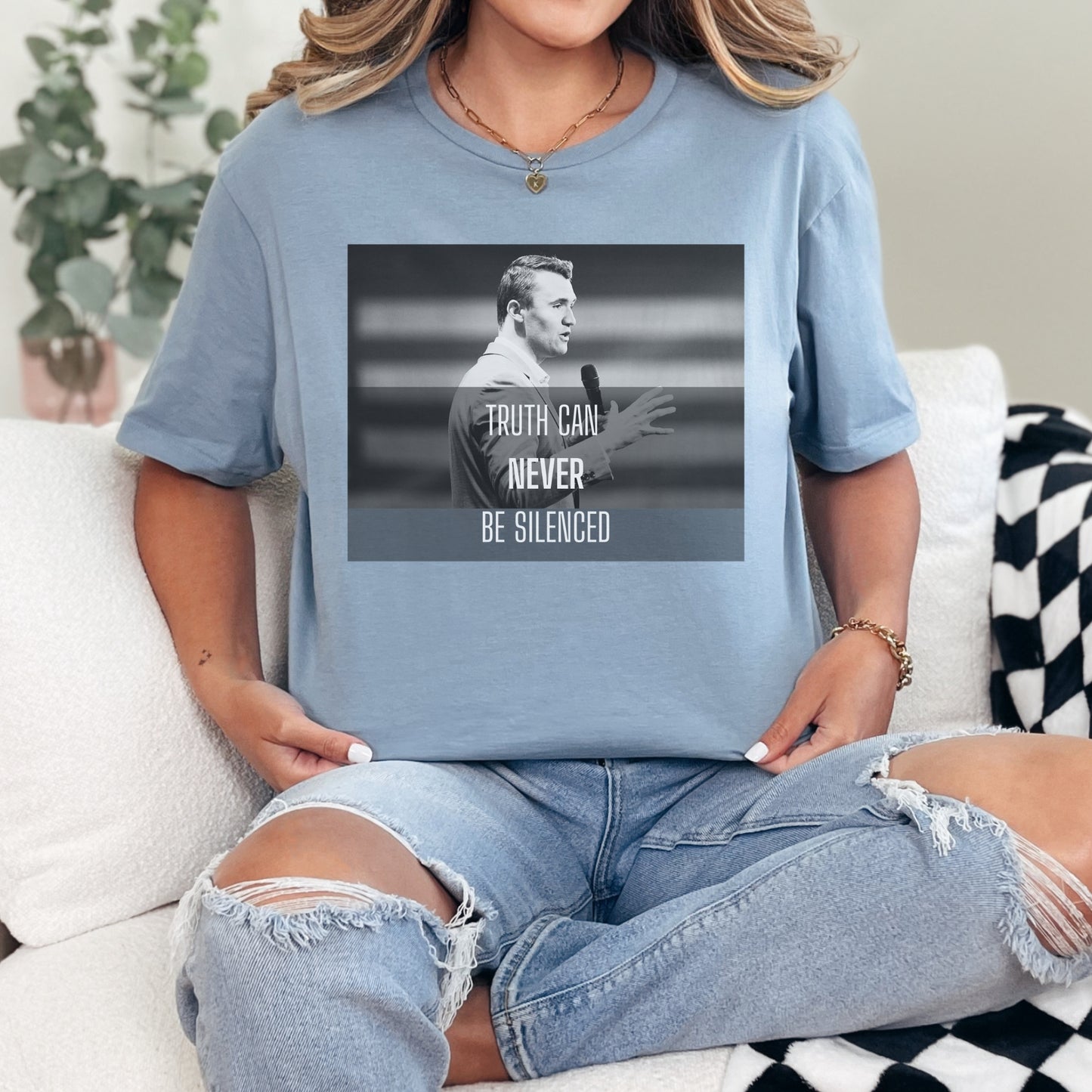 Truth Tee – Stand Strong: Charlie Kirk Collection