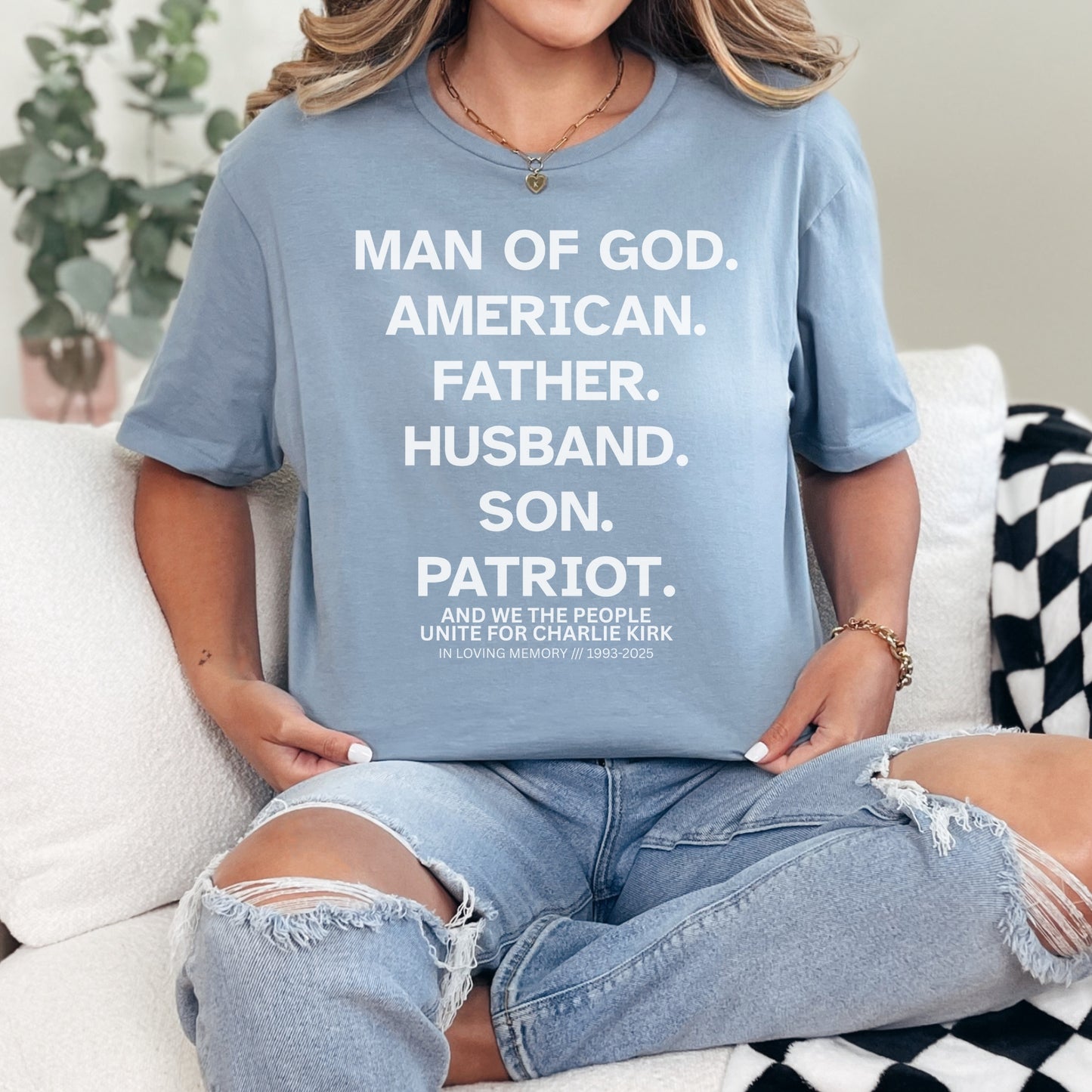 Legacy Tee – Stand Strong: Charlie Kirk Collection