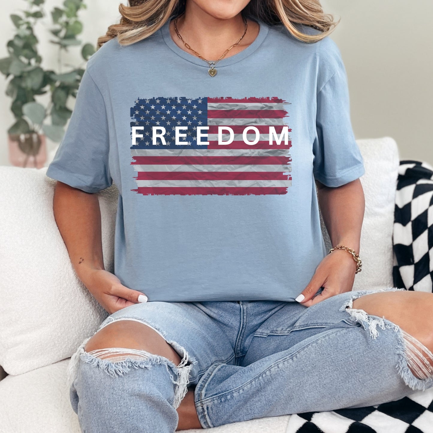 Freedom Tee – Stand Strong: Charlie Kirk Collection