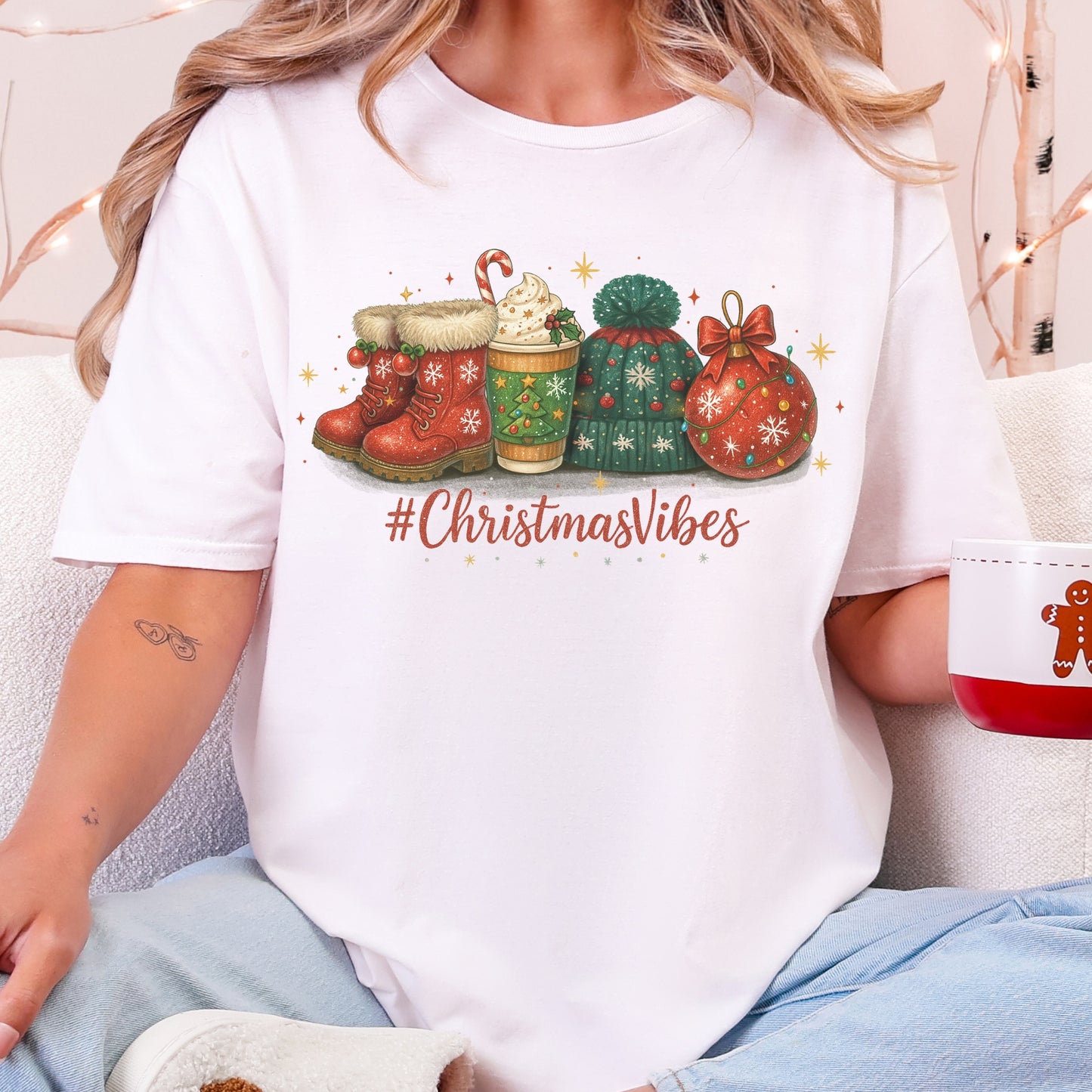 #ChristmasVibes Tee